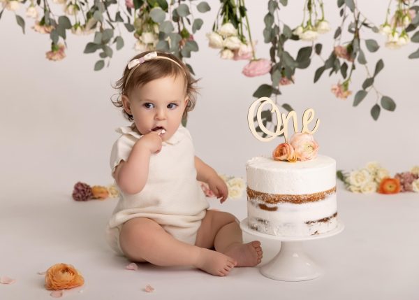 Skokie IL cake smash photographer, Chicago baby birthday photoshoot 3